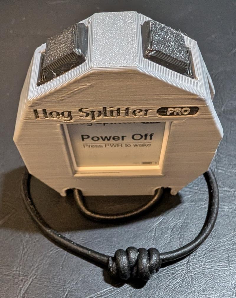 Hog Splitter Pro powered off with lanyard cord