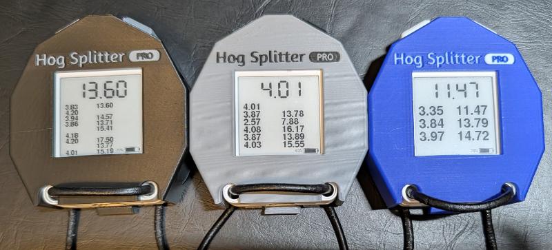 Hog Splitter Pro in bronze, grey, and blue colorways